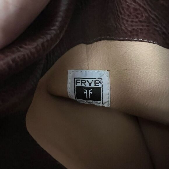 Frye Jane Tall Cuff Leather Boots Size 6 77595 - Picture 6 of 7